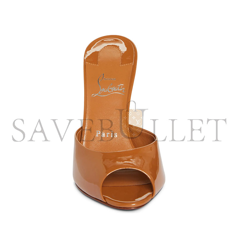 CHRISTIAN LOUBOUTIN ME DOLLY PEEP TOE SLIDE SANDAL 